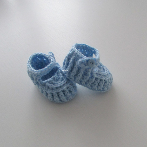 Háčkované botičky (9 cm) — foto 4