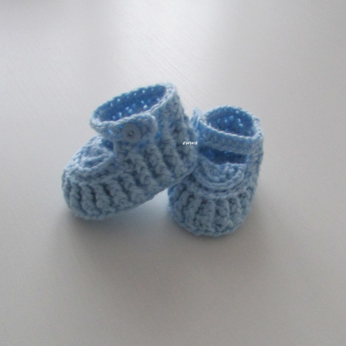 Háčkované botičky (9 cm) — foto 3