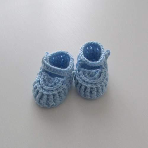 Háčkované botičky (9 cm) — foto 2
