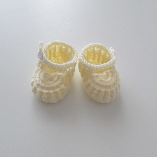 Háčkované botičky (9 cm) — foto 2