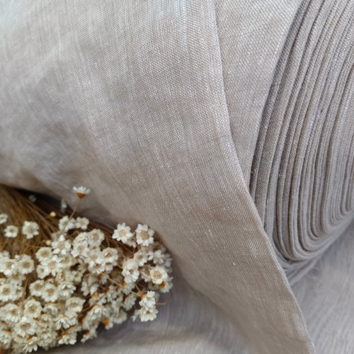 100% len NATURAL MELANGE 165g/m2, šíře 250cm extra — foto 2