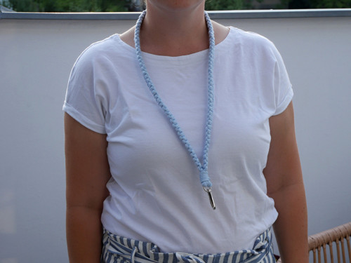 Macrame klíčenka — foto 2