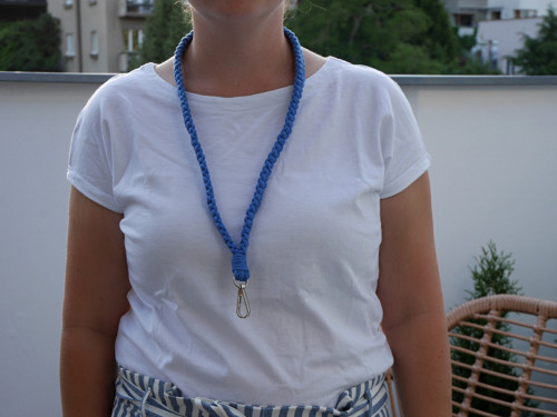 Macrame klíčenka — foto 2