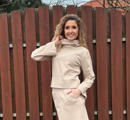 Rolák béžová rybí kost — foto 2