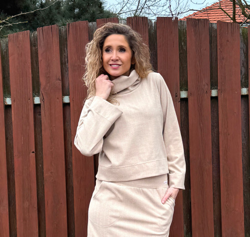 Rolák béžová rybí kost — foto 3