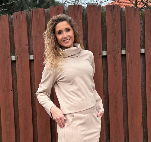 Rolák béžová rybí kost — foto 4