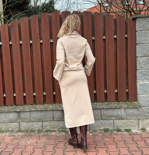 Rolák béžová rybí kost — foto 5