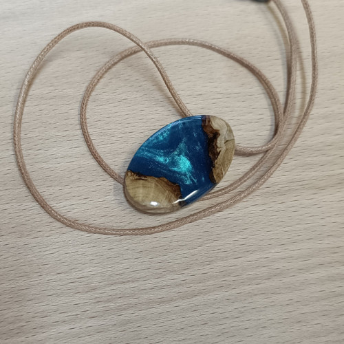 Přívěsek modrý metal No. 1304 — foto 2