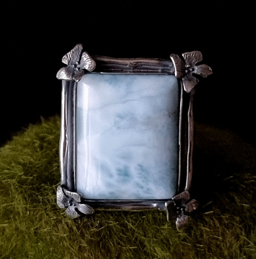 Prsten Larimar, Ag 925/1000 — foto 4