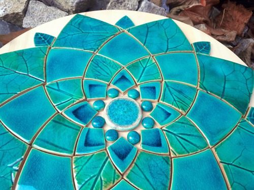 Mandala z keramických komponentů 107 — foto 2