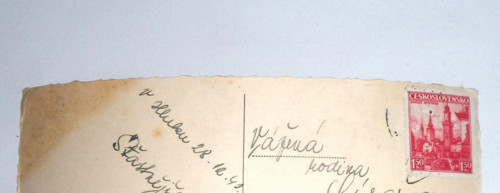 ČB vánoční POHLEDNICE, rok 1943 — foto 2