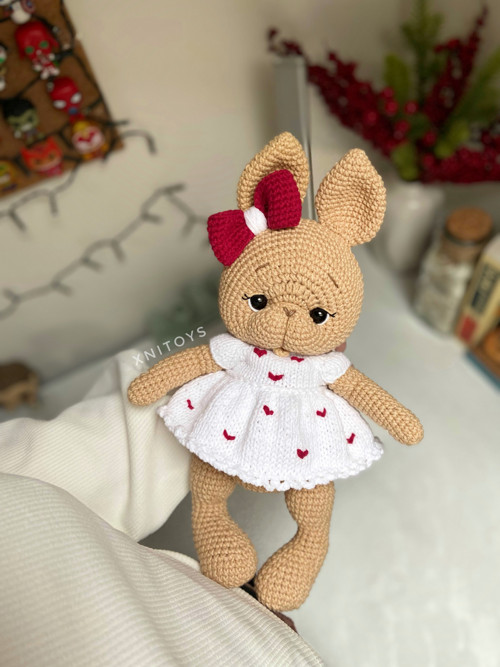 Háčkovaný králíček Anička — foto 3
