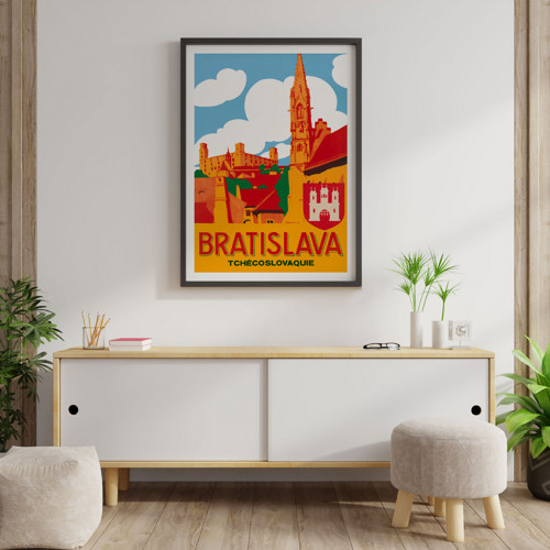 Vintage plakát Bratislava — foto 2