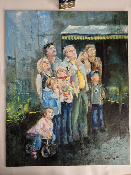 DIVÁCI | OLEJ | SOLOLIT | 50 x 40 cm — foto 2