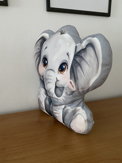 Polštář 3D - Slůňátko — foto 3