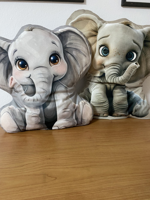Polštář 3D - Slůňátko — foto 2