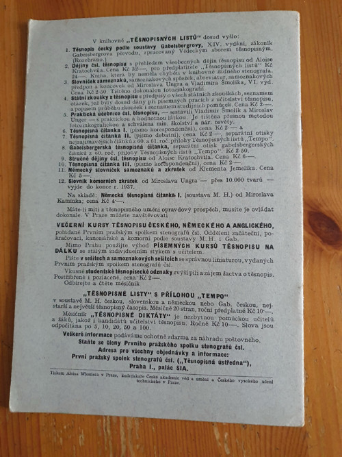 Těsnopis — foto 5