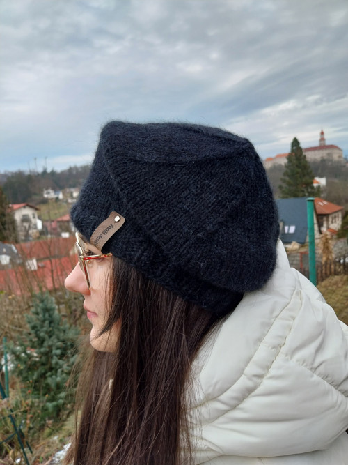 Pletený baret — foto 2