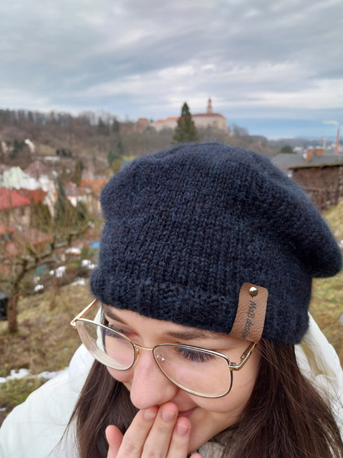 Pletený baret — foto 4