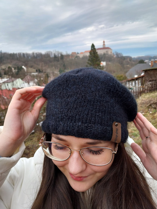 Pletený baret — foto 3
