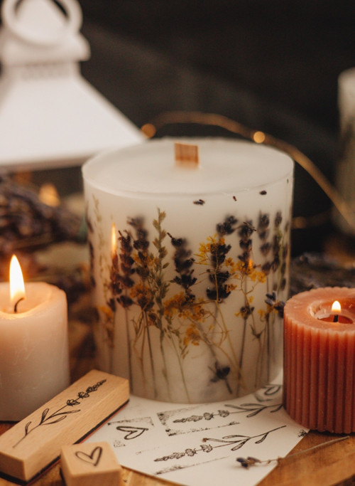 Aromatická svíčka "Levandulová pole" — foto 2