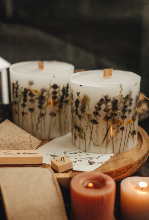 Aromatická svíčka "Levandulová pole" — foto 3