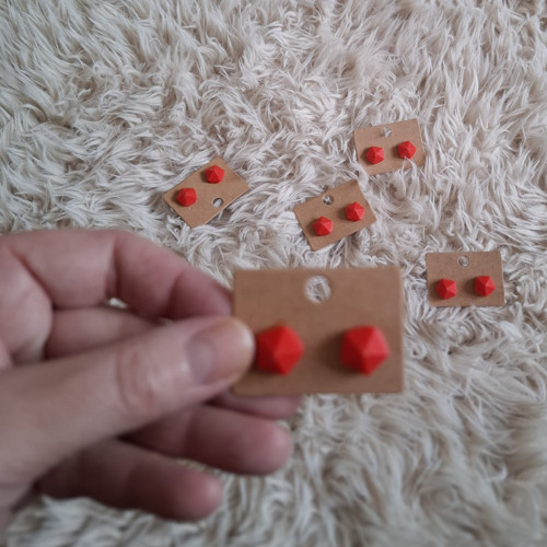 Náušnice 3D — foto 3