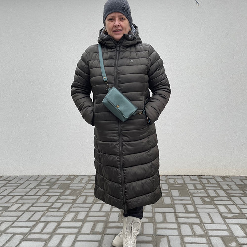 Kabelka Lahvově zelená lesk — foto 5