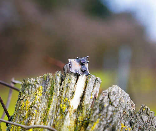 Nerezový prsten.... " Owl ". — foto 4