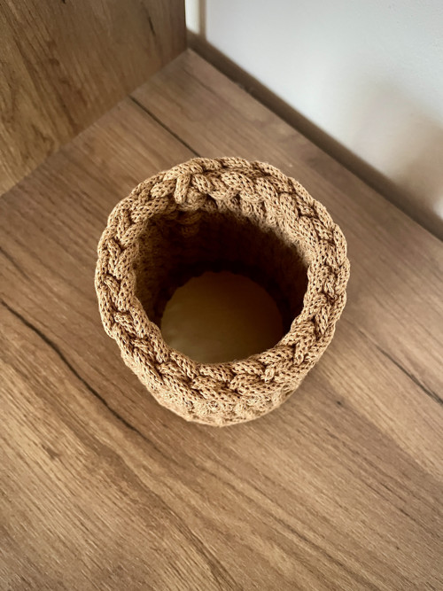 Háčkovaný košíček — foto 4