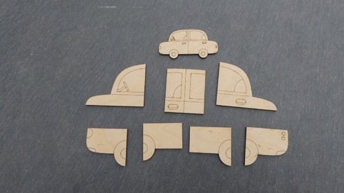Auto-skládačka s magnety — foto 2