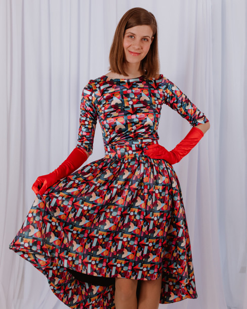 Miestny Spoločenský Set Risa + Aurora (Vzorovaný) — foto 4