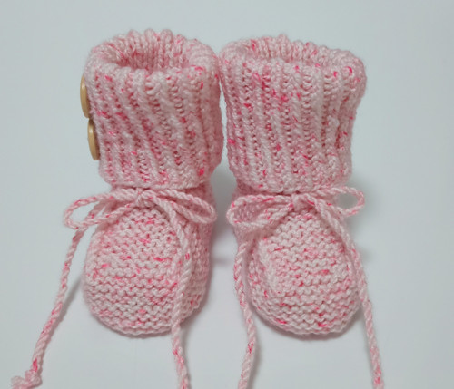Pletené bačkůrky - 9 cm — foto 2
