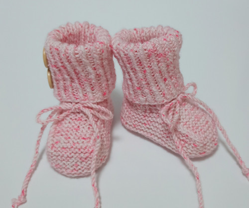 Pletené bačkůrky - 9 cm — foto 3