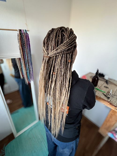 DE SET Fake dredů (ombré) — foto 3