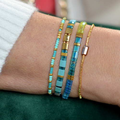 Sada 4 náramků Miyuki v boho stylu — foto 2