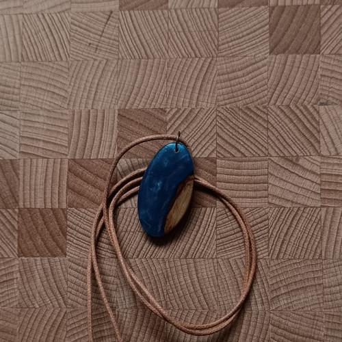 Přívěsek modrý metal No. 1305 — foto 4