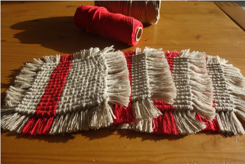 Macramé dečka pod hrneček — foto 4