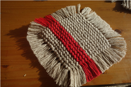 Macramé dečka pod hrneček — foto 3