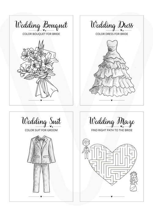 Wedding Coloring Book - PDF — foto 3