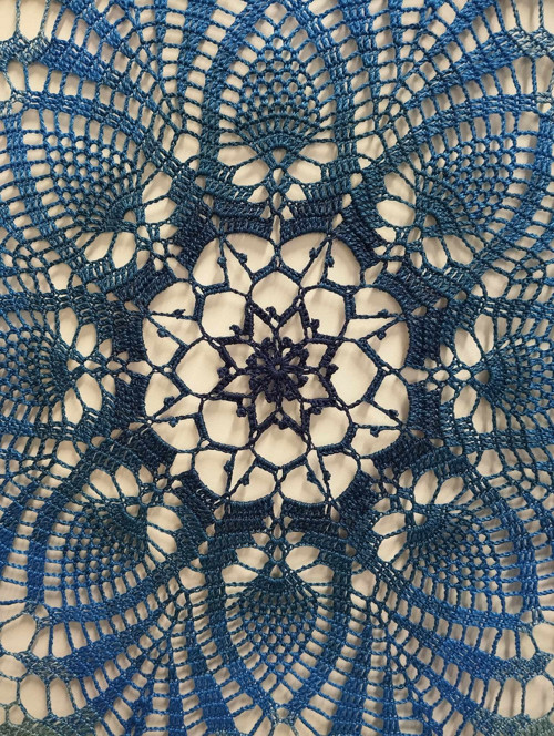 Háčkovaná mandala 40 cm — foto 5