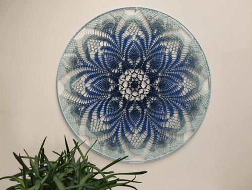Háčkovaná mandala 60 cm — foto 6