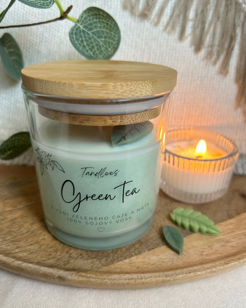 Sójová svíčka - green tea — foto 2