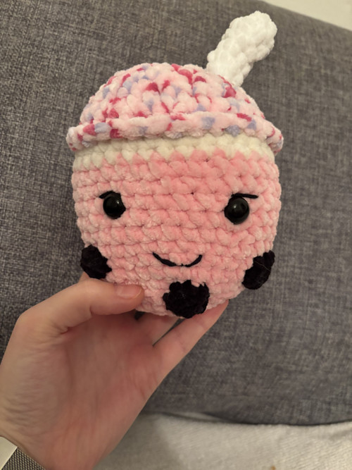 Růžové bubble tea — foto 2
