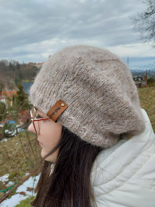 Pletený baret — foto 2