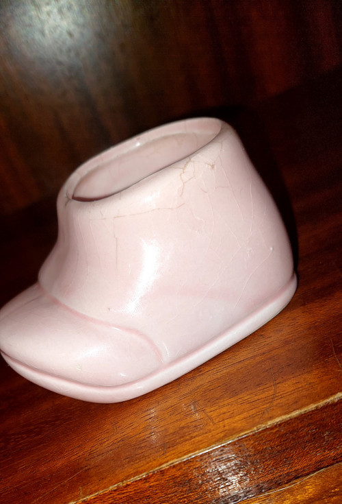 Porcelánová botička/růžový porcelán — foto 2