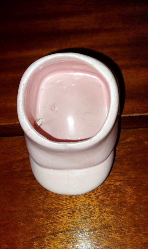 Porcelánová botička/růžový porcelán — foto 3