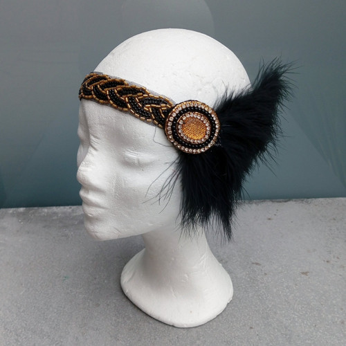 Great Gatsby Black... čelenka — foto 4