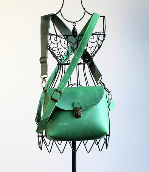 Kožená kabelka *Crazy Emerald* — foto 6