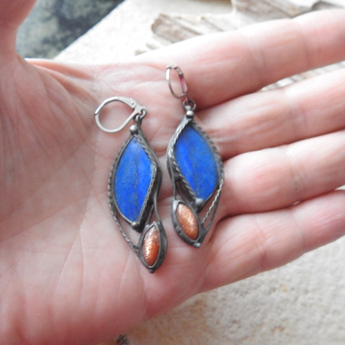Lapis lazuli & sluneční kámen — foto 3